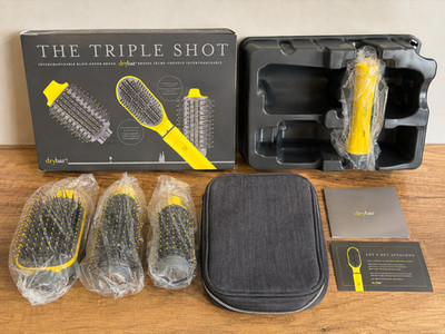 Drybar The Triple Shot Interchangeable Blow-Dryer Brush Set w/ Box