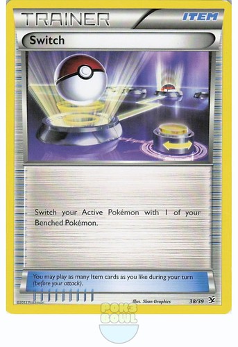 Switch 38/39 2013 Pokemon Kalos Starter Set 5ban Graphics LP