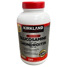 Kirkland Signature Glucosamine  Chondroitin 280 Tablets Exp. 01/2027