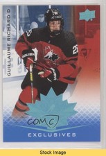 2021 Upper Deck Team Canada Juniors Blue Guillaume Richard #37 READ 0a4