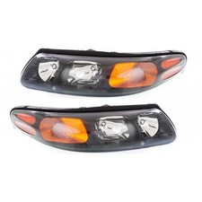 For Pontiac Bonneville Headlight 2000 2001 2002 2003 Pair Passenger And Driver