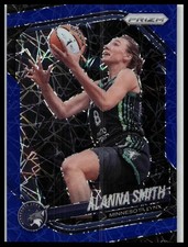 2025 Panini Prizm WNBA #101 Alanna Smith Blue Velocity Prizms
