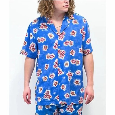 Odd Future Floral Short Sleeve Button Down Large