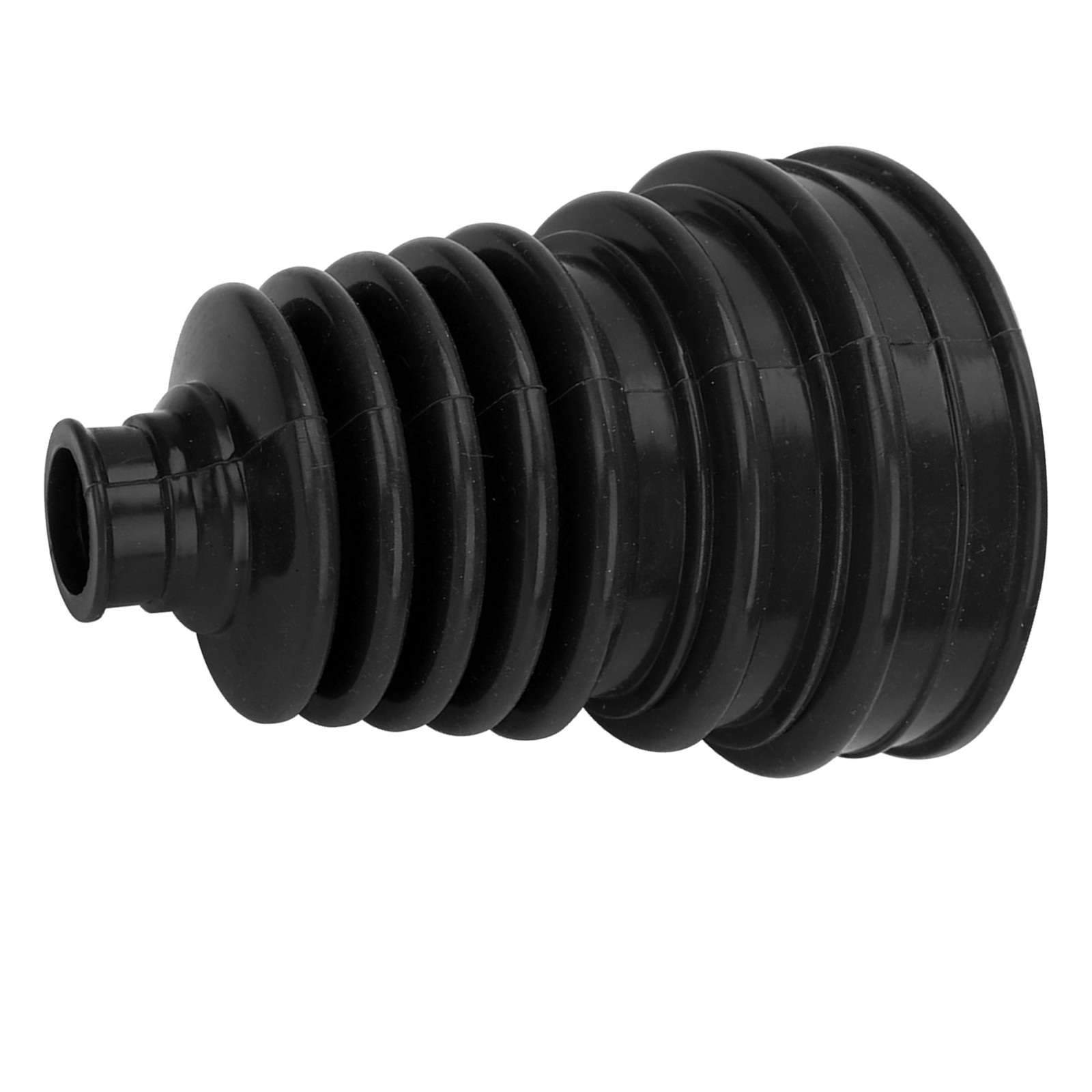 Black Silicone CV Axle Boot Dust Cover Ball Head Constant Speed Round Clamp Kit