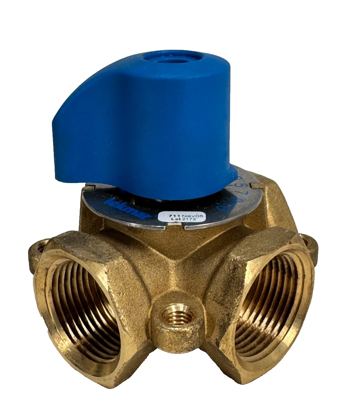 TEKMAR 711 3-Way Mixing Valve 1" NPT Brass *NIB*