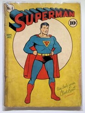 SUPERMAN NO. 6 - 1940! SEIGEL & SHUSTER! RARE...