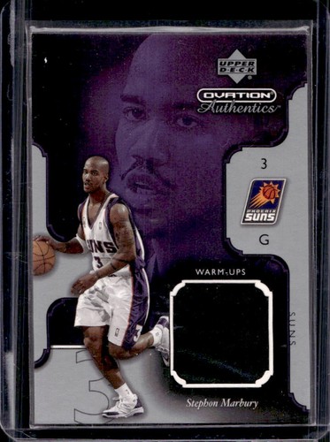 2002-03 Upper Deck Ovation Stephon Marbury Authentics Warm Ups Jersey #SM-W Suns