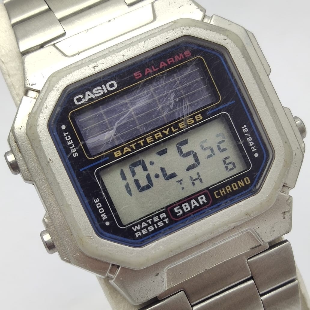 Casio AL-190W Module 3274 Solar Power Digital Vintage Men's Watch