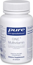 Pure Encapsulations O.N.E. Multivitamin, CoQ10, Antioxidants, 30ct, Exp 09/2026