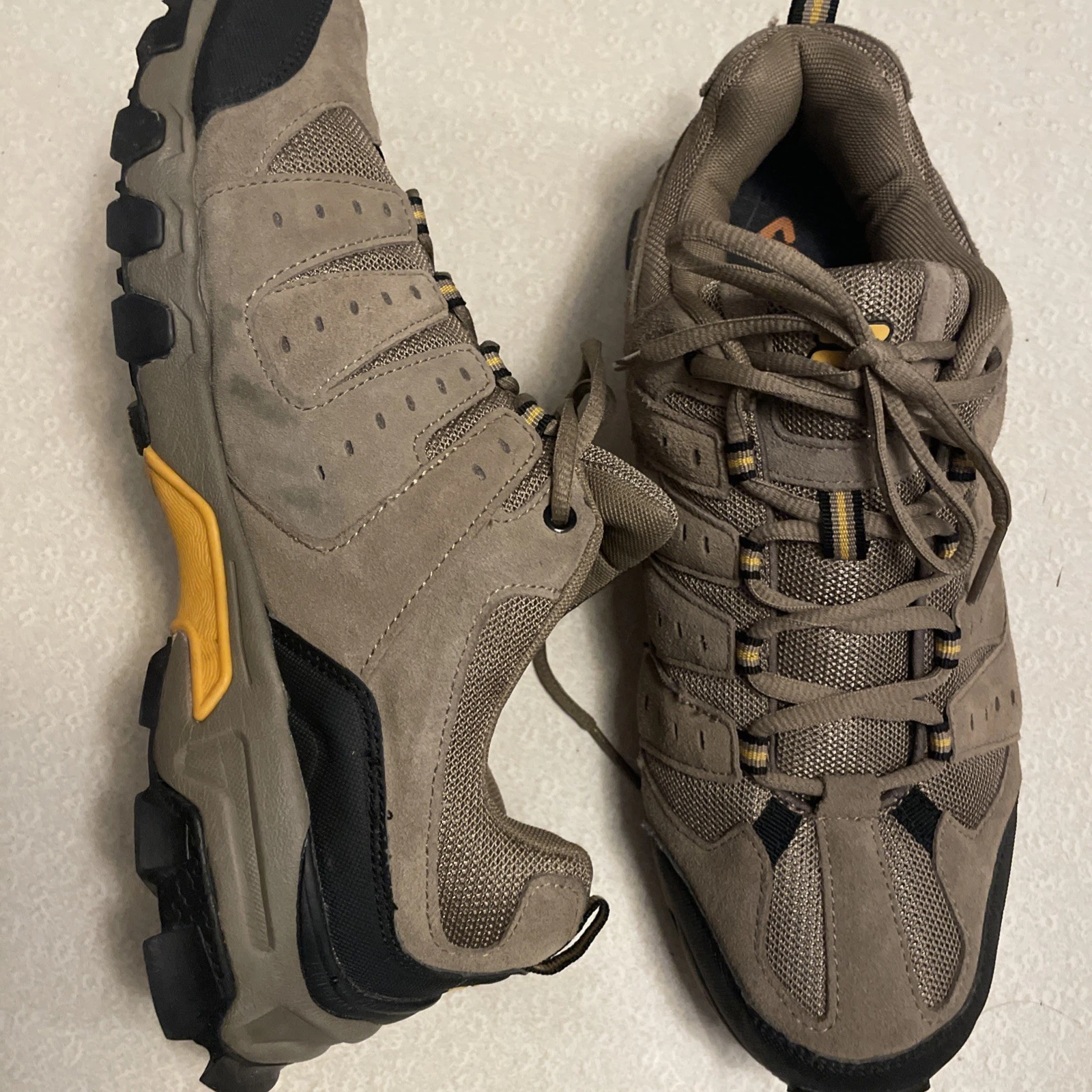FILA 1HHW5001- 246 Travil Trail Athletic Hiking Shoes Men's Size 12EEEE