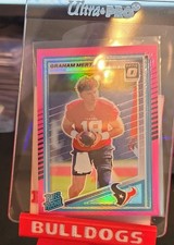 2025 Panini Donruss - Rated Rookie Graham Mertz #347 Optic Preview Pink Prizm...