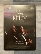 Jay Kelly 2025 Adam Sandler George Clooney Netflix DVD Rare