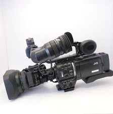 JVC GY-HD100 MiniDV HDV Professional Camcorder W/ 16x Fujinon Lens Tape Tested