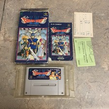 Flyer Original Dragon Quest ENIX – Super Famicom, Japan, Handbill Chirashi, Très Bon état