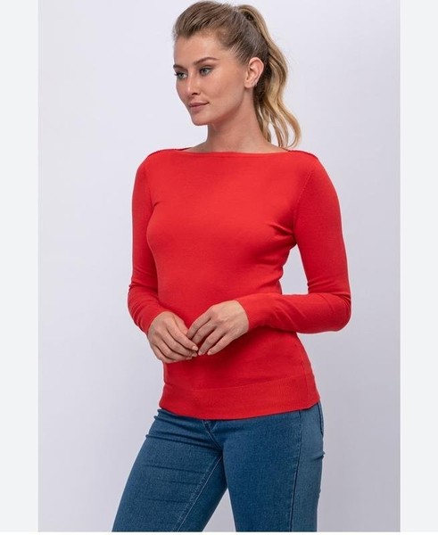 Women Hallhuber Sweater Red 32 / XXS / 40