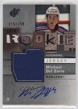 2009-10 SPx Rookie Auto Jersey 16/799 Michael Del Zotto #170 Auto 9cf