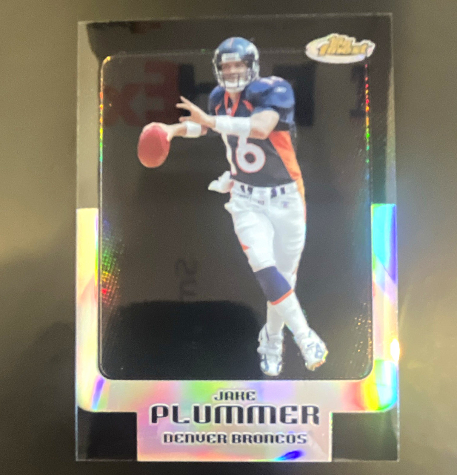 2006 Topps Finest Jake Plummer #109 Black Refractor /99 Broncos 💎💎💎🔥🔥🔥