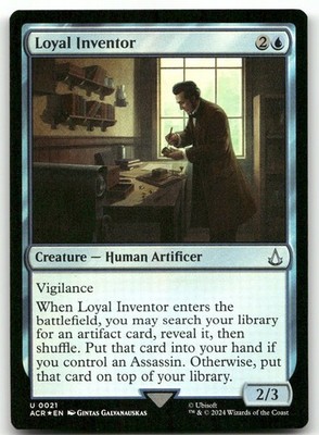 Loyal Inventor #21 (Foil) (NM) Assassin's Creed ACR Magic MTG