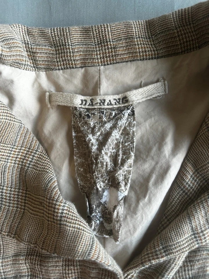 VTG Da-Nang Women’s Small Twill Autumn Brown Business Casual Blazer - Imagem 2 de 4