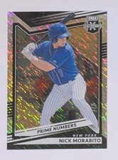 2022 Panini Elite Extra Edition Nick Morabito /8 Prime Numbers C #103 Mets 