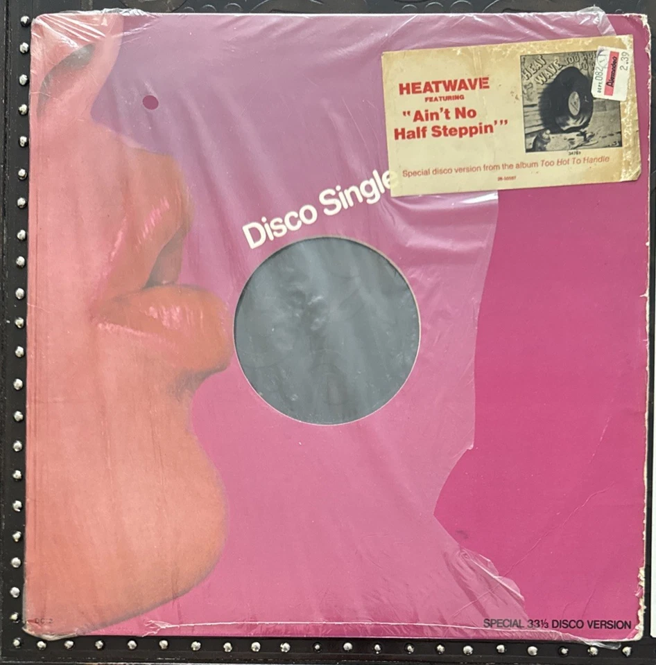 HEATWAVE: Mind Blowing Decisions Ain't No Half Steppin' EPIC 12" Single 1976 GTO - Image 3 of 4