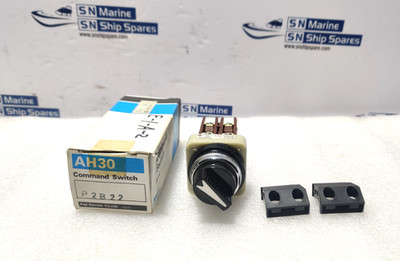 Fuji Electric AH30-P2 Command Selector Switch 250V6A AH30-P2B22 600VAC Max