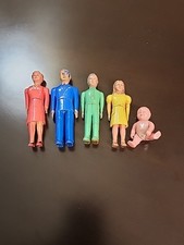 Amazing VINTAGE 1940s-1950s RENWAL USA Doll Toy Dad, Mom, Son, Daughter, Baby