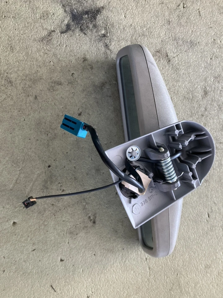 Conjunto de espejo retrovisor interior fabricante original Mercedes W208 CLK430 1999-2003  Foto 2 de 4