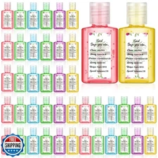 Gejoy 48 Pack Christian Hand Sanitizer Bulk Bible Verse Mini Hand Sanitizer T