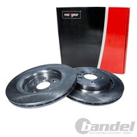 2X Maxgear 302Mm Bremsscheiben Hinten Passend FüR Volvo S60 S80 V60 V70 XC70 | 1