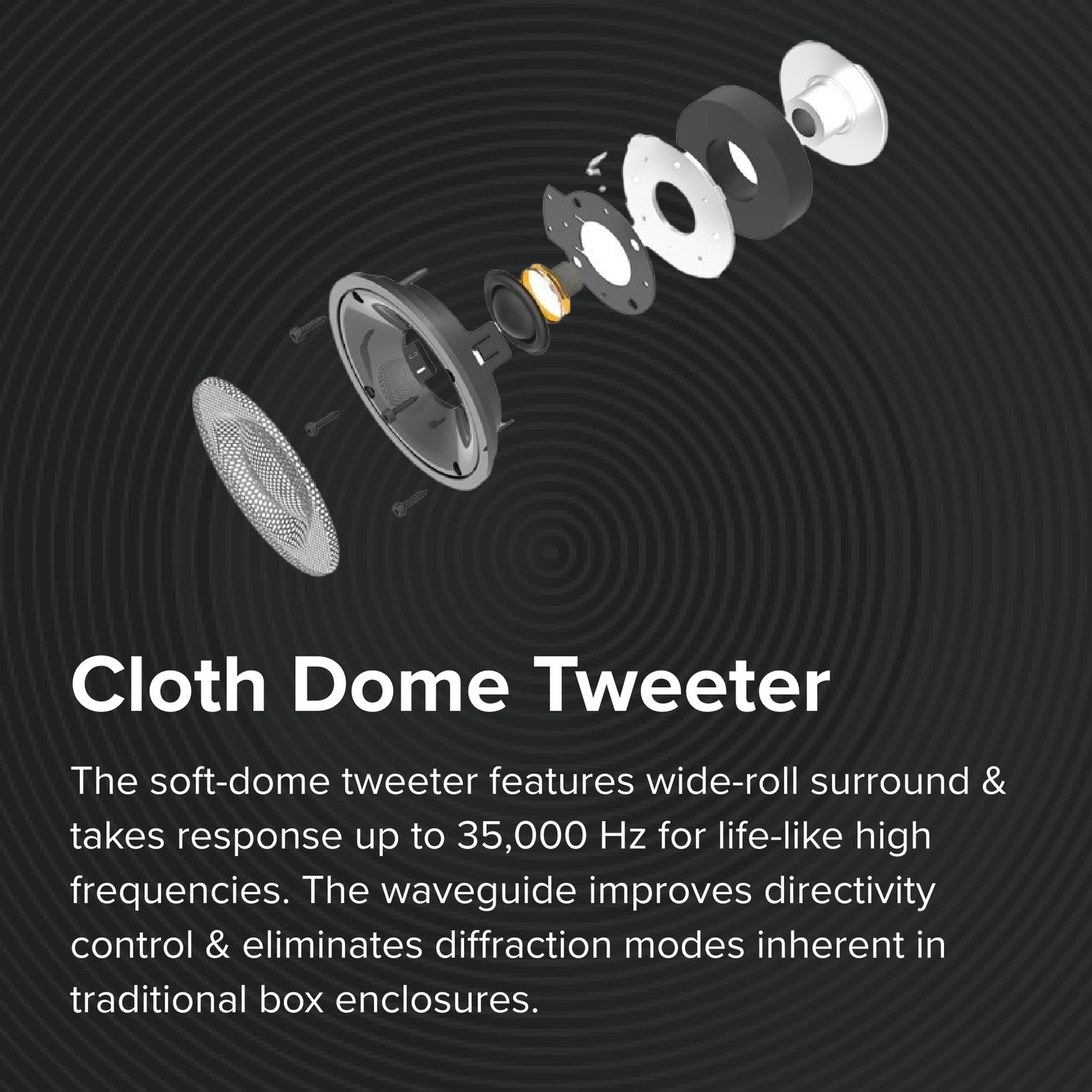 Elac DC62-BK 6.5" Center Speaker - Black