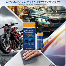 Car Quick Coating Spray, 2-Pack, Advanced Paint Protection, Vehicle Detailing...
