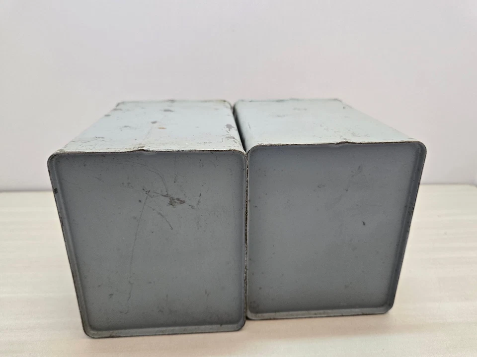 Lote de (2) condensador grande solar vintage lleno de aceite 2MFD 4000 VDC pico Foto 4 de 4