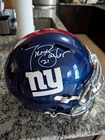 Tiki Barber Signed New York Giants NFL Football Helmet Rep Beckett BAS Witnessed