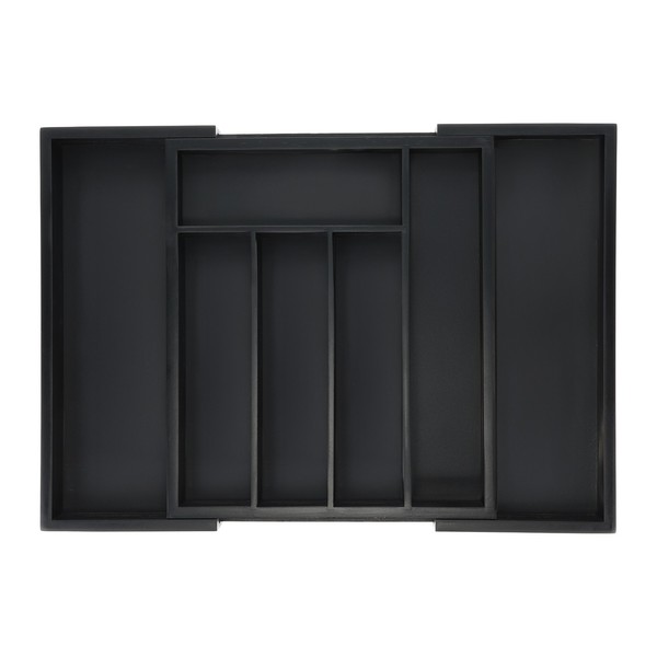 Besteckkasten Besteck Organizer Besteckschublade 5 FäCher Bambus 7 FäCher-image