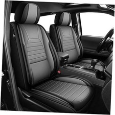 Toyota Tacoma Seat Covers Fit 5 Seats full set-Tocama 2024 2026 129-Black Grey