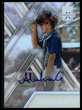 2017 Panini Elite Extra Edition #127 Abrahan Gutierrez Autographs