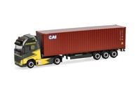 Herpa 319256 | Volvo Fh Gl Xl Electric | 40Ft Container-Sattelzug | Ancotrans/Ca