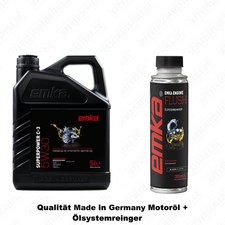 EMKA 5L EMKA Motoröl Long Life III & EMKA Engine Flush 300ml Motorinnenreiniger