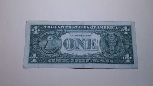 San Francisco district star note L07597763* 2017 fw print fancy serial number $1 - Picture 4 of 4