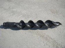 Lowe SQ-6-3H Skid Steer Auger Bit 6" Diameter, 2" Hex Collar Shaft, 36" Tall