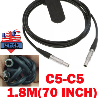 1x C5-C5 Cable 1.8M Equality LEMO-00 to LEMO-00 For Ultrasonic Equipment Flaw US