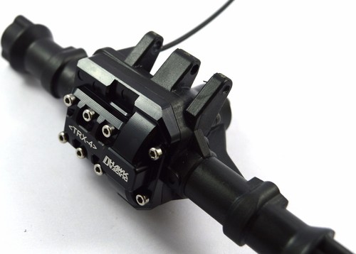 CNC Machined Aluminum Diff Cover Black For Traxxas TRX-4 Crawler Dhawk Racing - Picture 2 of 2
