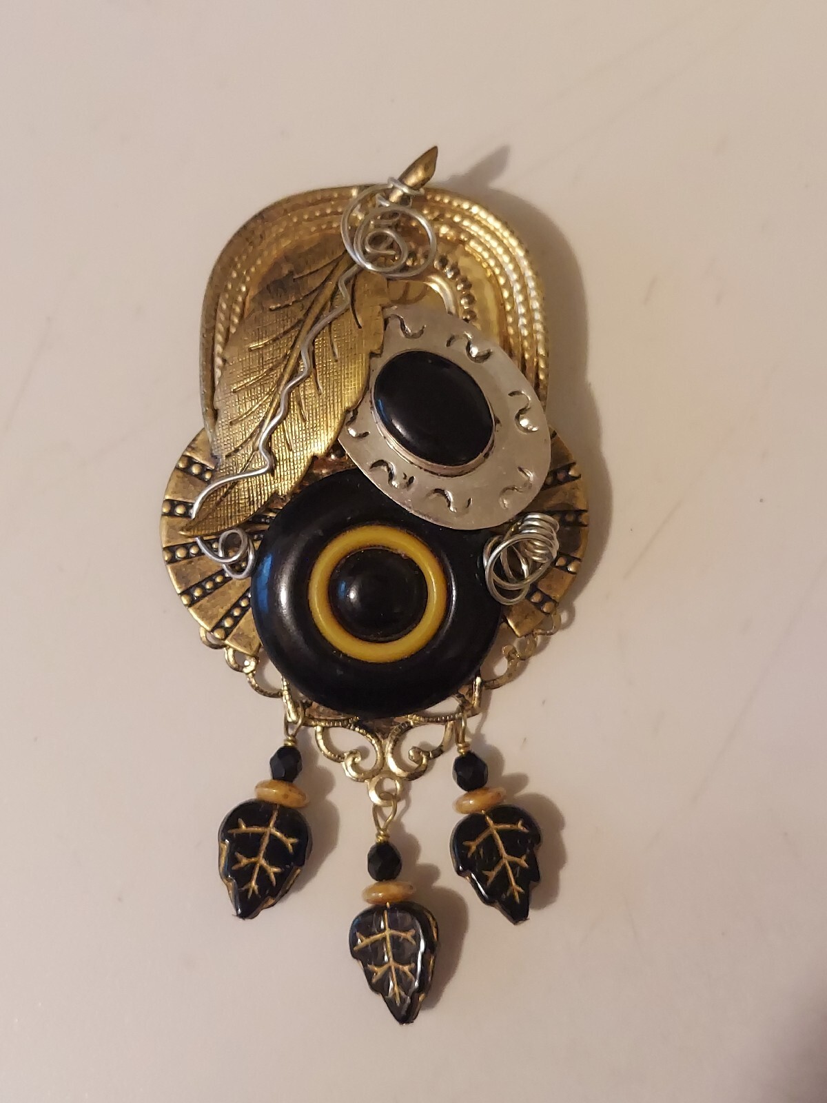 Handcrafted Statement Piece Brutalist Steampunk M… - image 8