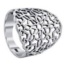 Floral Filigree 925 Sterling Silver Ring