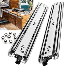 Heavy Duty Locking Drawer Slides Full Extension Runners Lock DY5115 22inch 550mm