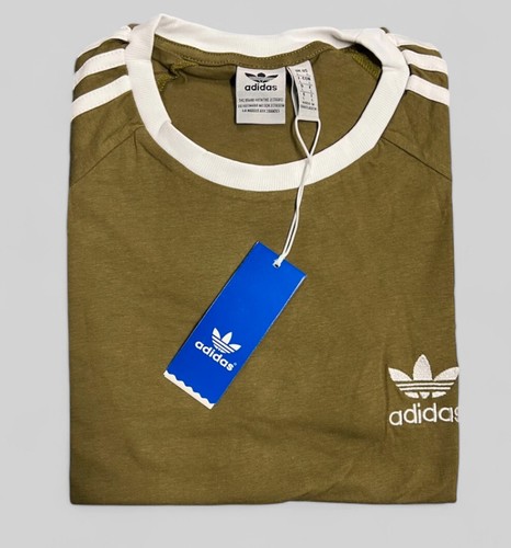 ADIDAS ORIGINALS THREE STRIPES STANDARD SHORT SLEEVE T-SHIRT FOR MENS - Picture 8 of 9