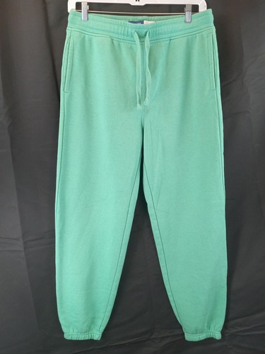 Old Navy Herren Jogginghose grün hoher Bund Kordelzug Größe L