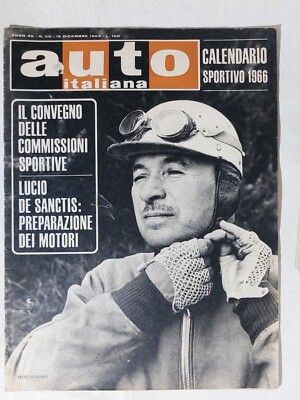 I114893 Italienisches Auto a. 46 Nr 50 1965 - Porsche Carrera - Kalender 1966