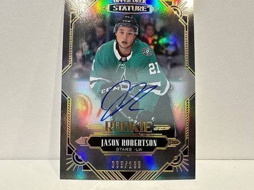 2020-21 Stature Rookie Auto RC #150 JASON ROBERTSON /199 On Card Auto Hockey NHL - Picture 3 of 14